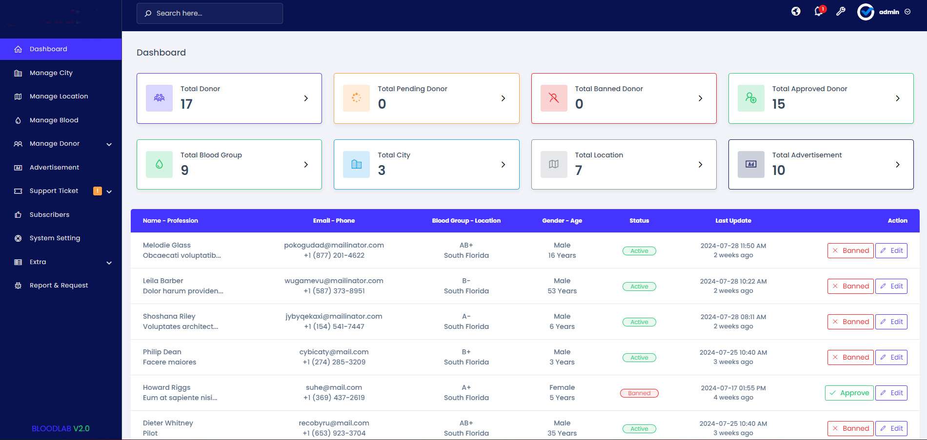 Blood Donation Platform Software With Website - Image 2