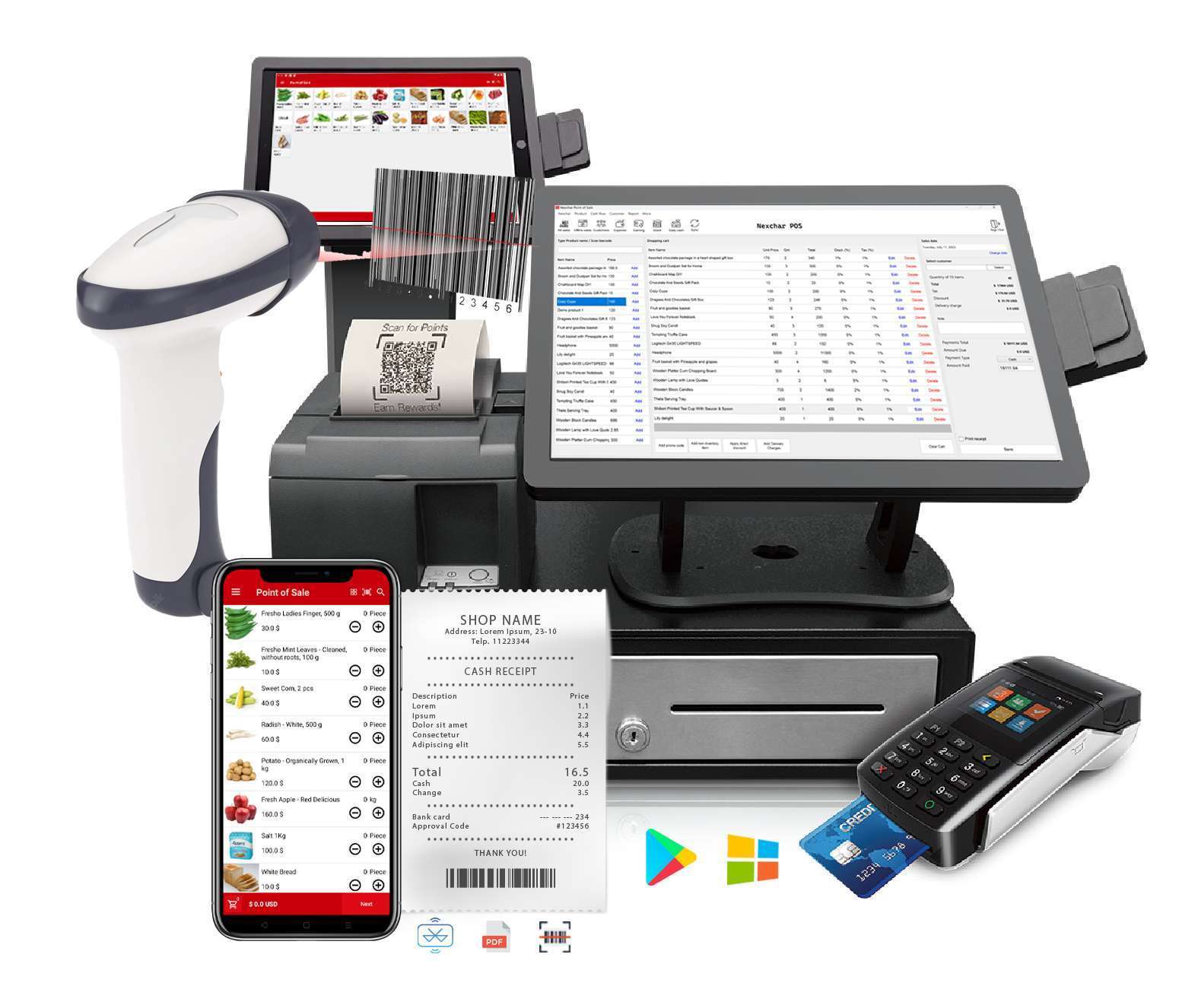 Point of Sale, ERP, Stock Management, & Invoicing Software